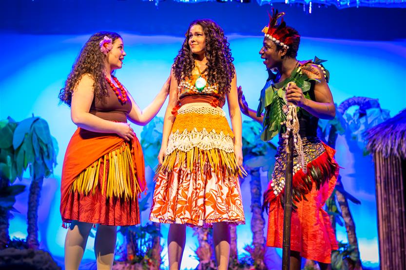Students perform Moana, Jr.